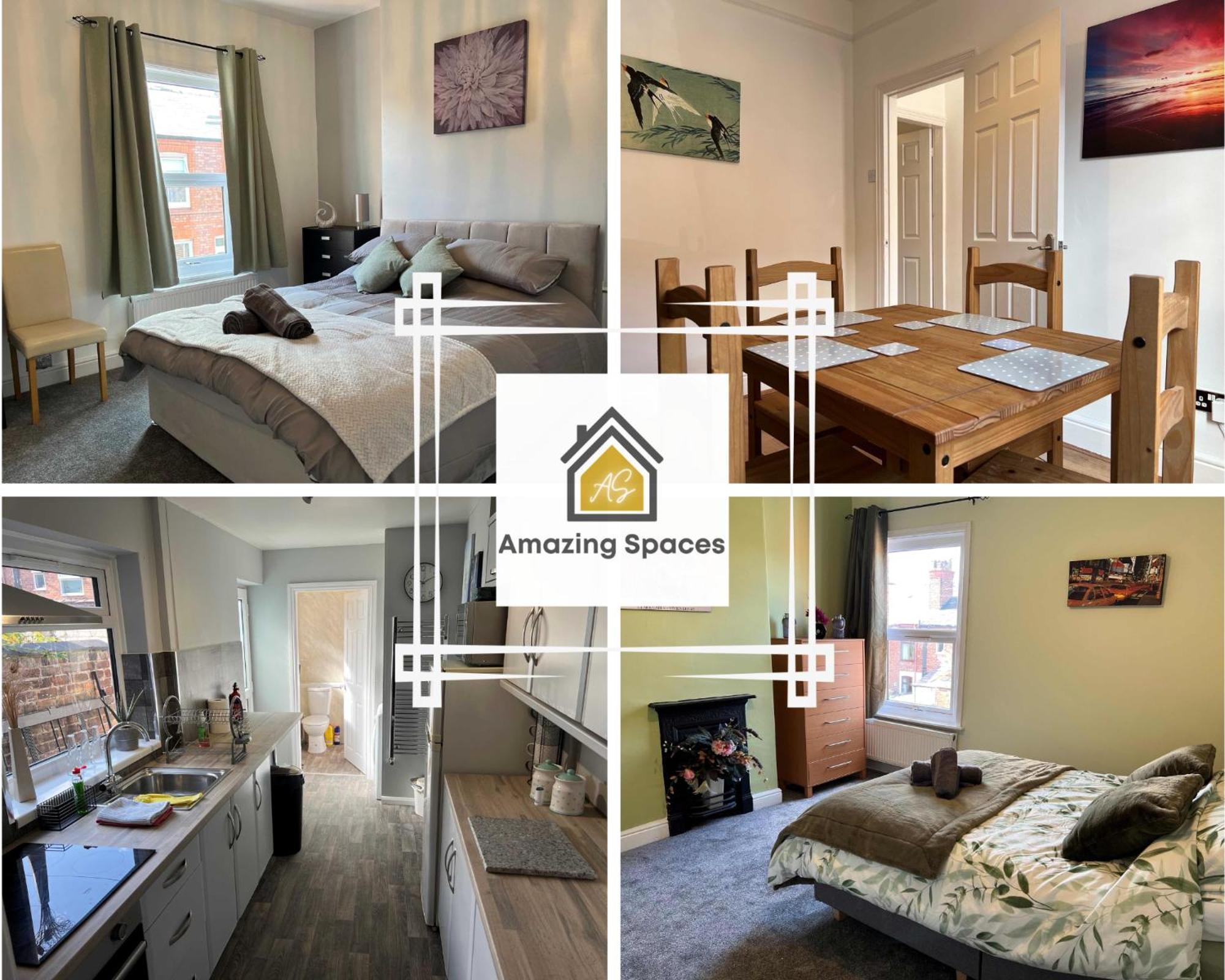 וורינגטון Spacious 2-Bedroom House In Stockton Heath With Free Wifi By Amazing Spaces Relocations Ltd מראה חיצוני תמונה